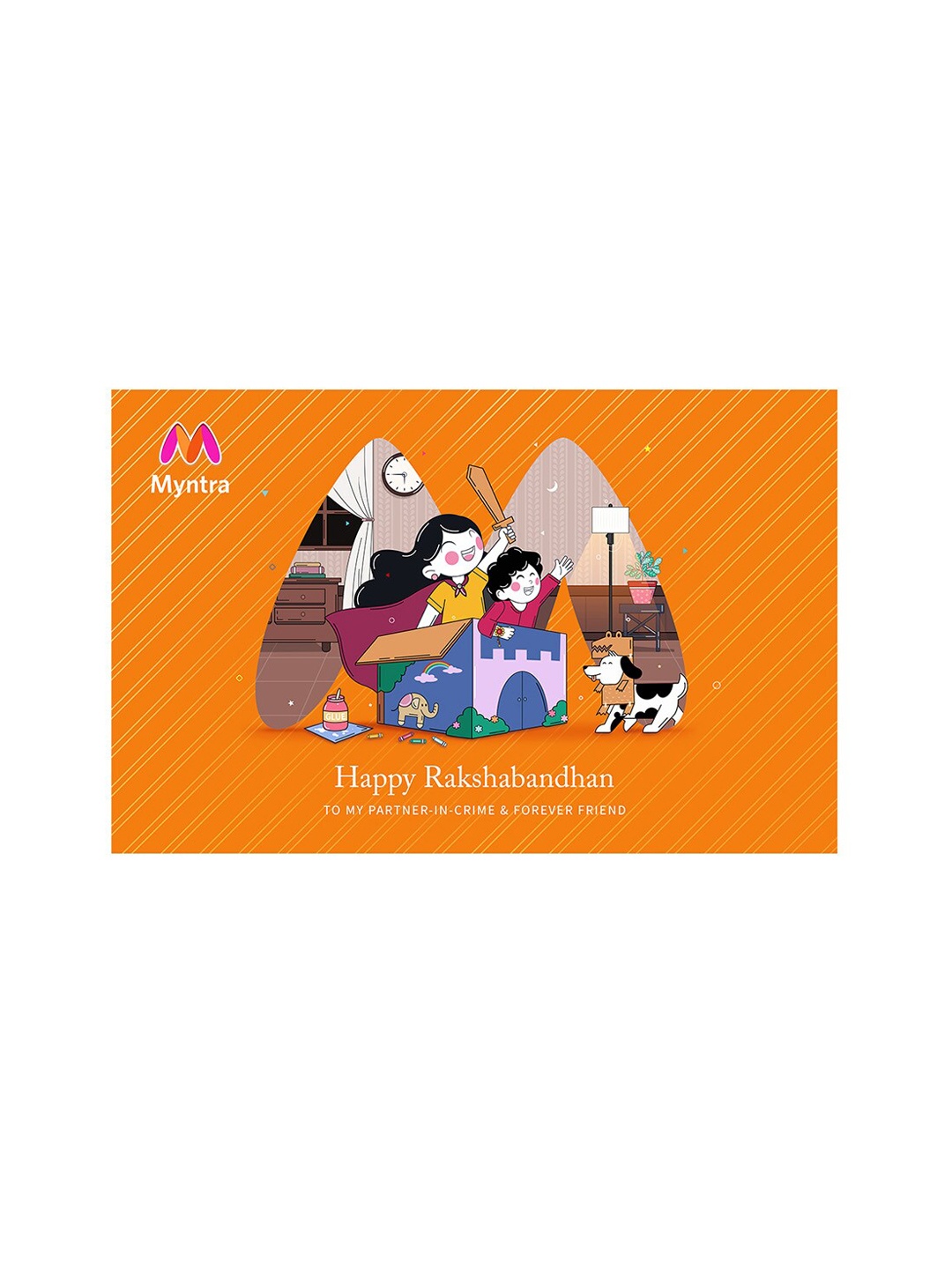 

Myntra Physical Gift Card, Yellow