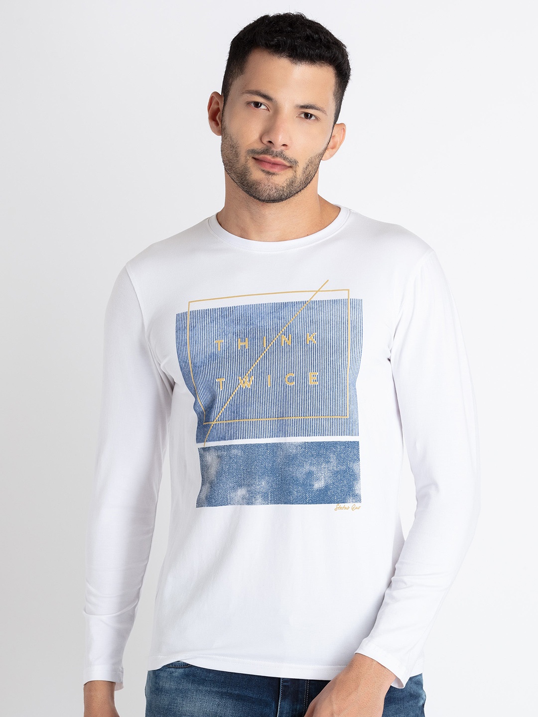 

Status Quo Typography Printed T-Shirt, White