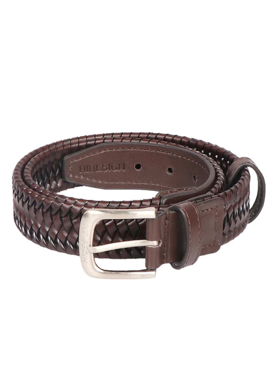 

Hidesign Men Leather Belt, Brown