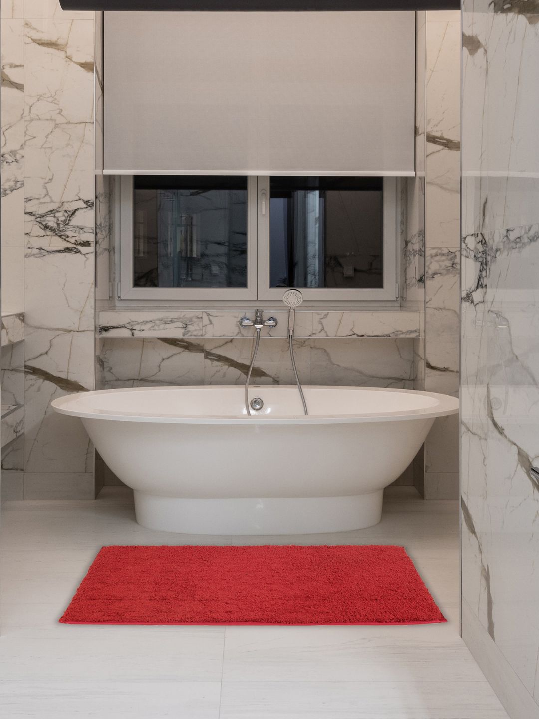 

Black gold Maroon 2 Pieces Premium Bano Microfibre Bath Rugs