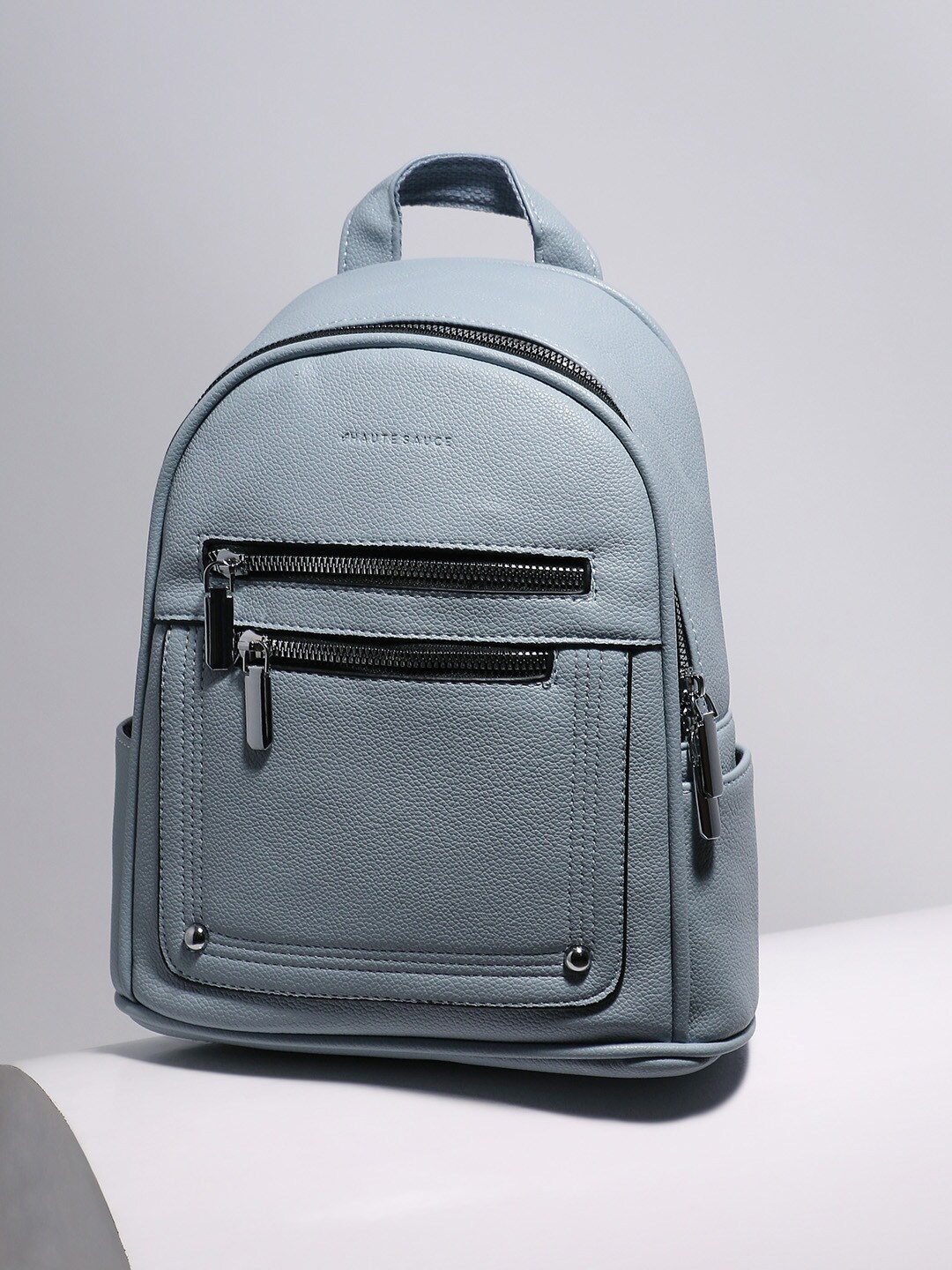 

HAUTE SAUCE by Campus Sutra The Utility Non-Padded Small Backpack, Blue