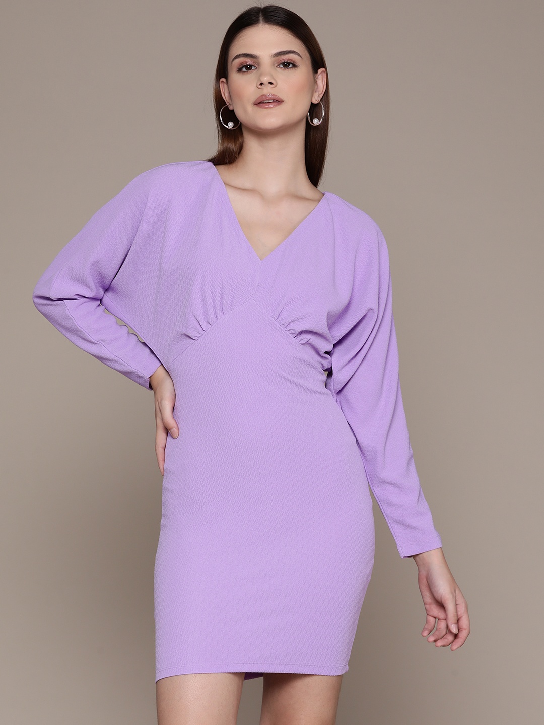 

Moda Rapido Bodycon Mini Dress, Lavender