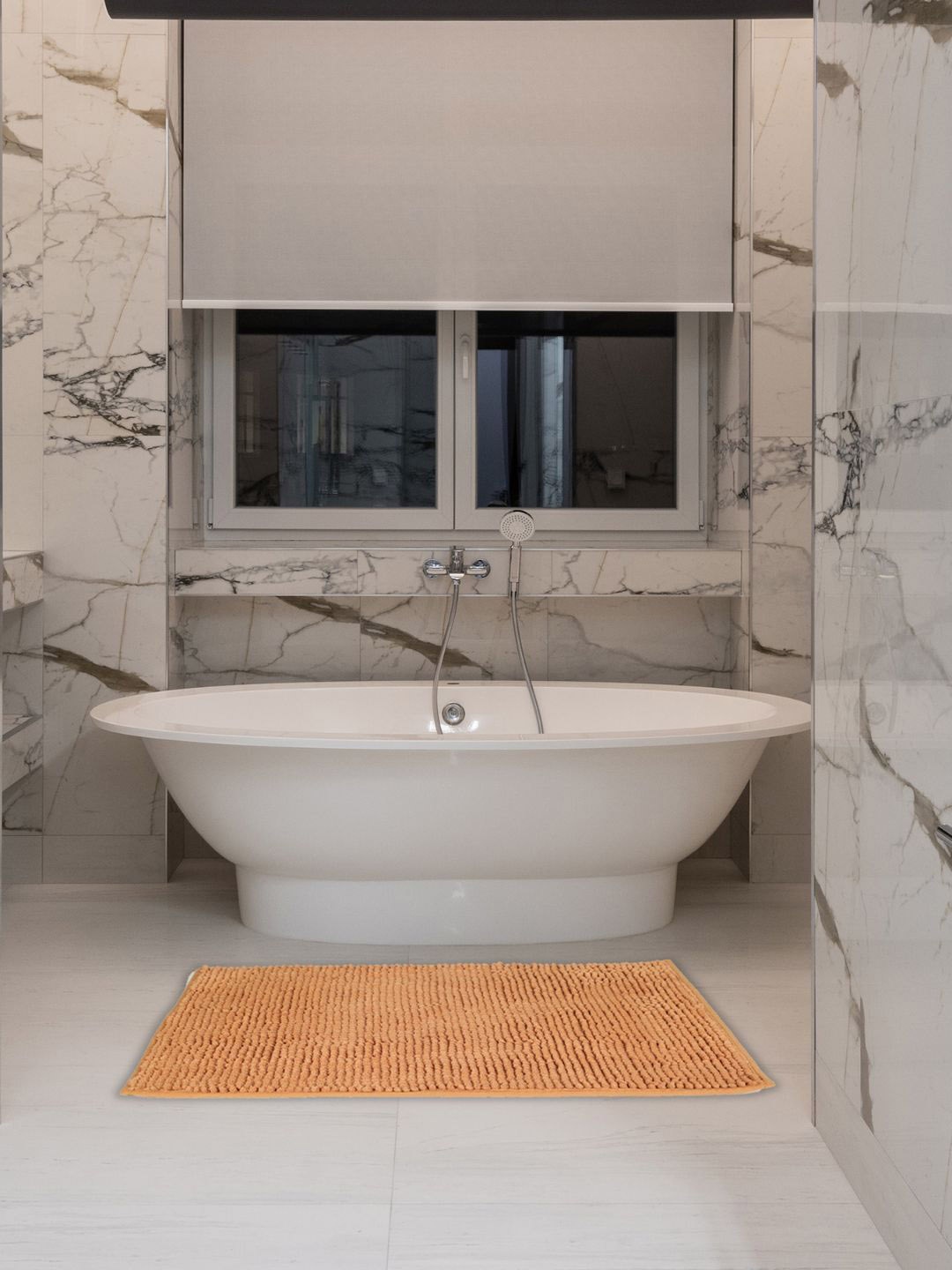 

Black gold Gold-Coloured 2 Pieces Microfibre Bath Rugs