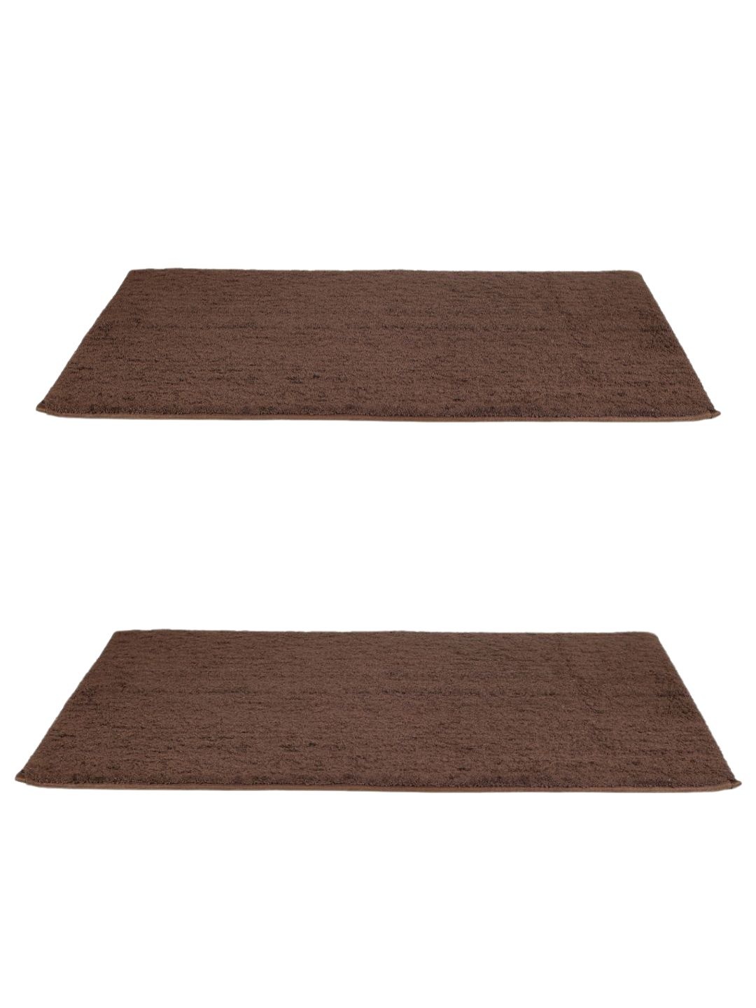 

Black gold Set of 2 Brown Textured 450 GSM Non-Slip Bath Mats