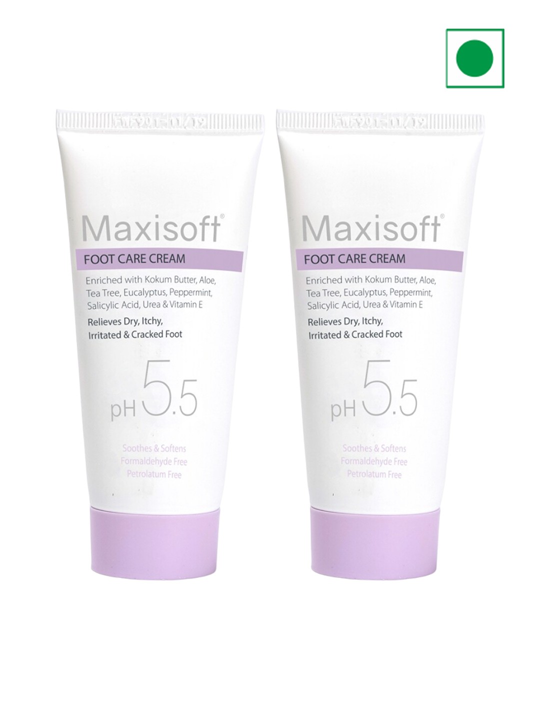

Maxisoft Set Of 2 Foot Care Cream 60g Each, Na