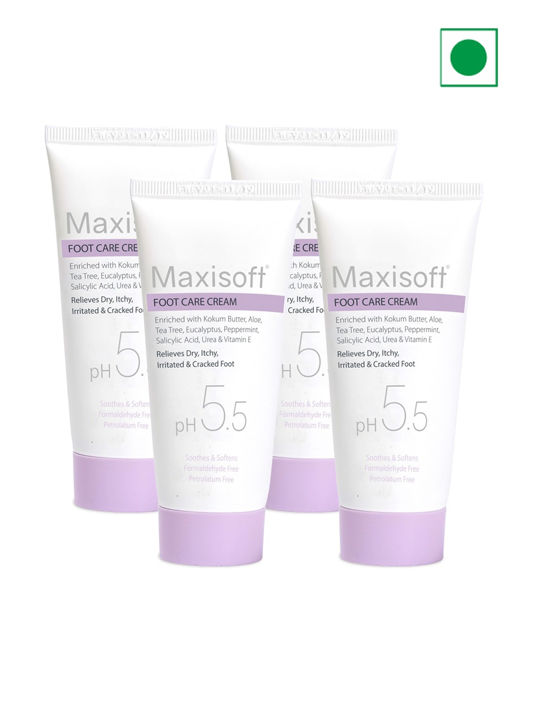 

Maxisoft Set Of 4 Foot Care Cream 60g Each, Na