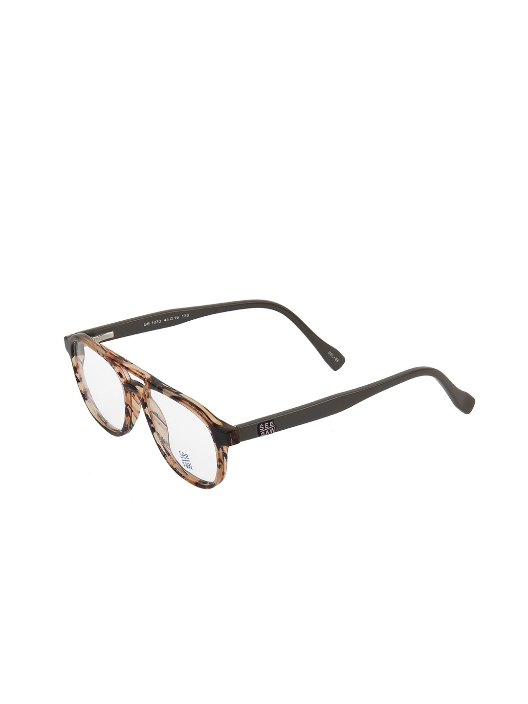 

SEESAW Kids Abstract Full Rim Aviator Frames, Black