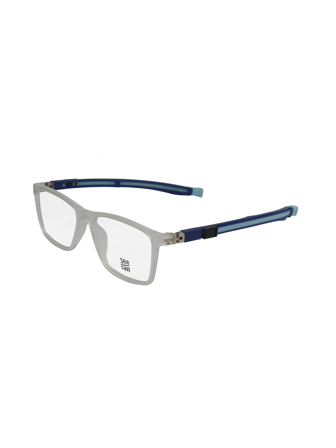 

SEESAW Kids Colourblocked Full Rim Rectangle Frames, Blue