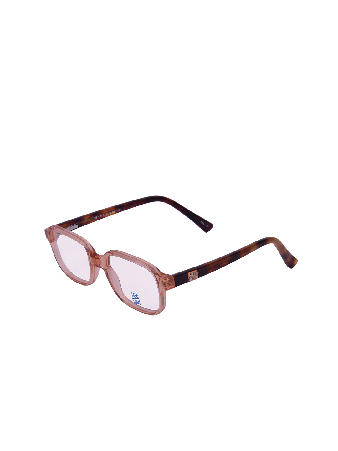 

SEESAW Kids Colourblocked Full Rim Rectangle Frames, Pink