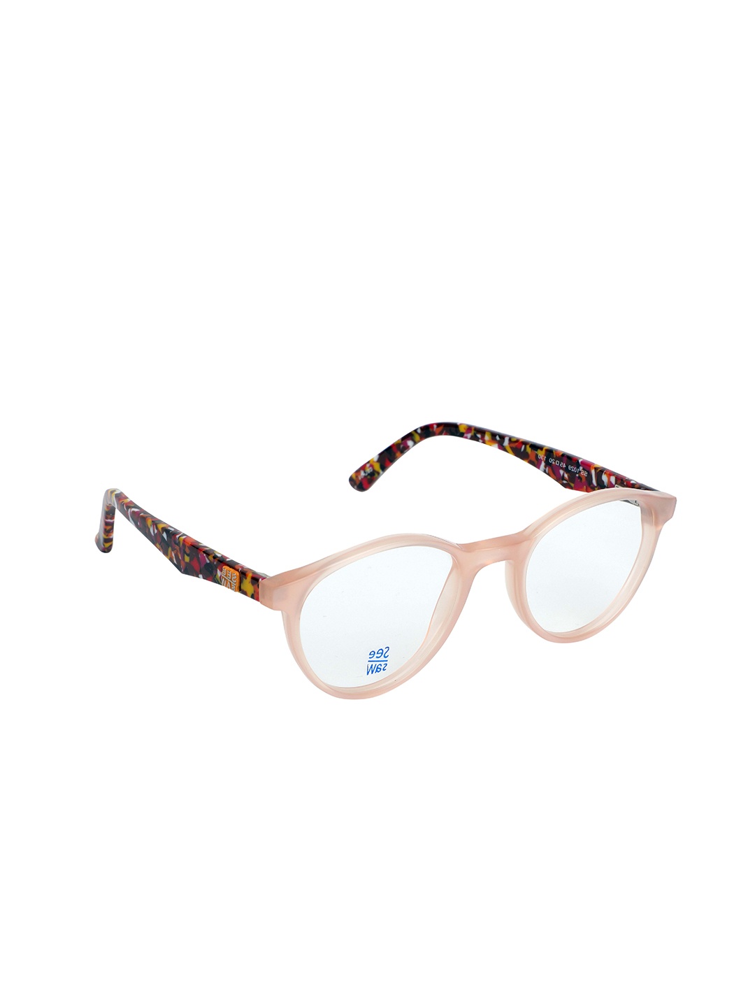 

SEESAW Kids Abstract Full Rim Rectangle Frames, Peach