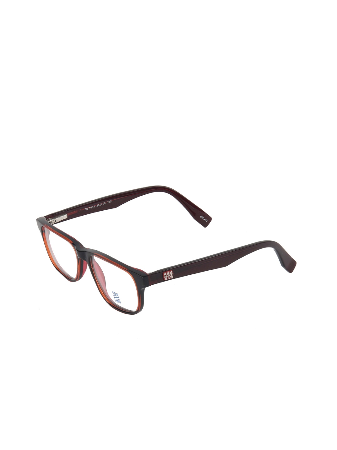 

SEESAW Kids Full Rim Rectangle Frames SS 1034 C4 46/16, Black