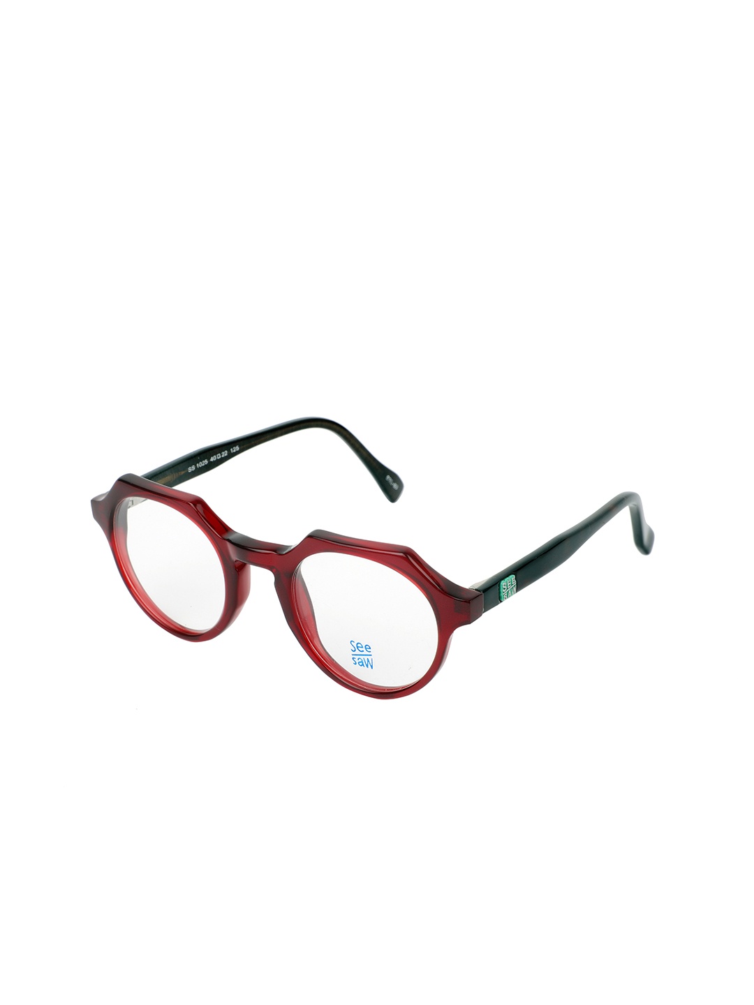 

SEESAW Kids Colourblocked Full Rim Rectangle Frames, Black