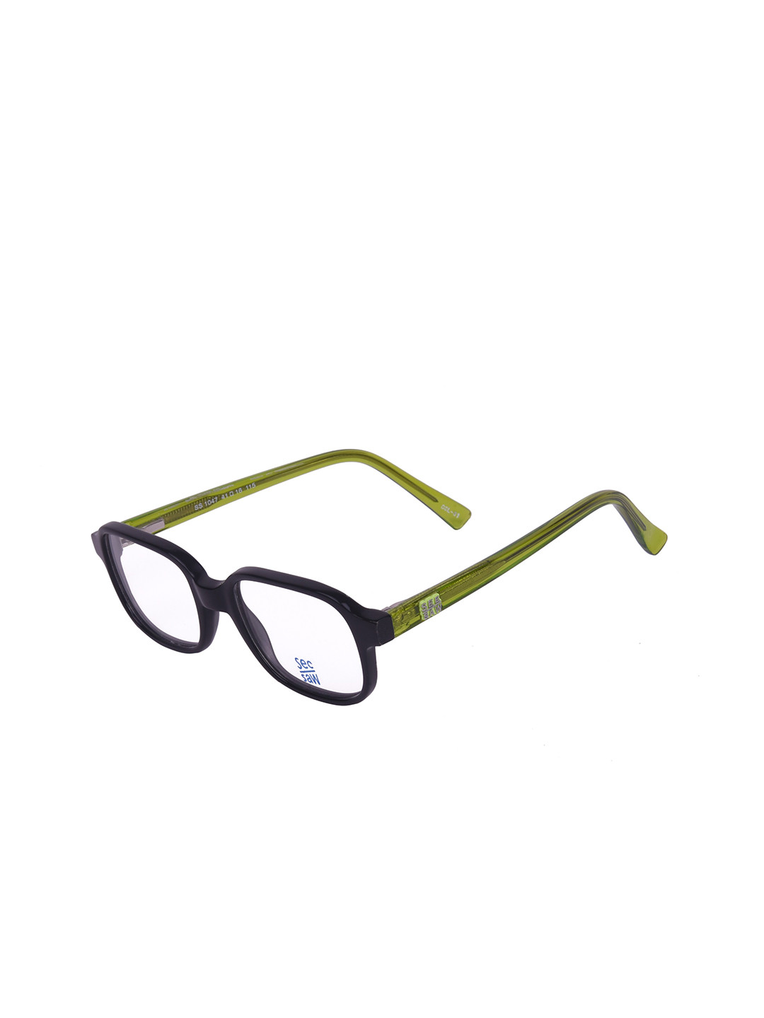 

SEESAW Kids Colourblocked Full Rim Rectangle Frames, Green