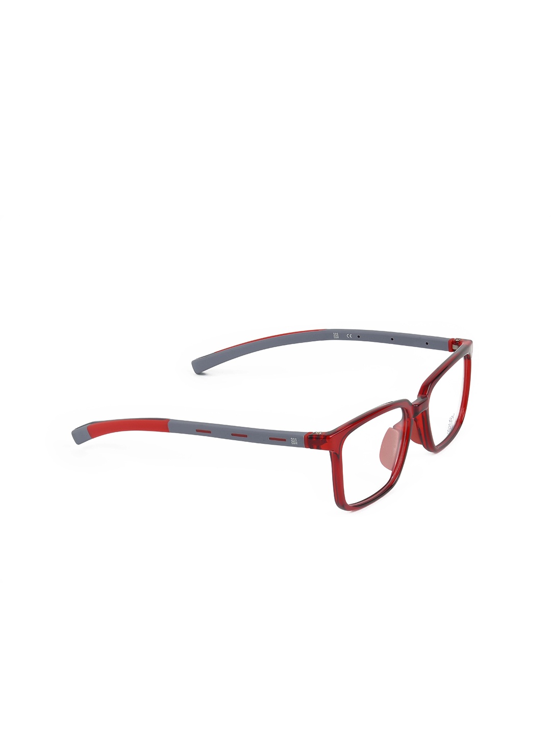 

SEESAW Kids Colourblocked Full Rim Rectangle Frames SS 1015 RED 48/16, Grey