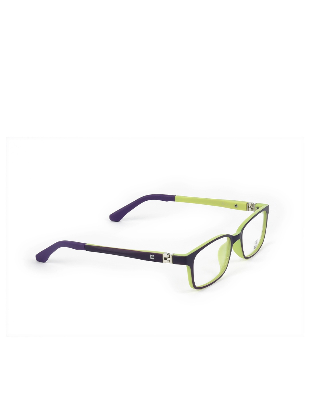 

SEESAW Kids Colourblocked Full Rim Rectangle Frames, Black