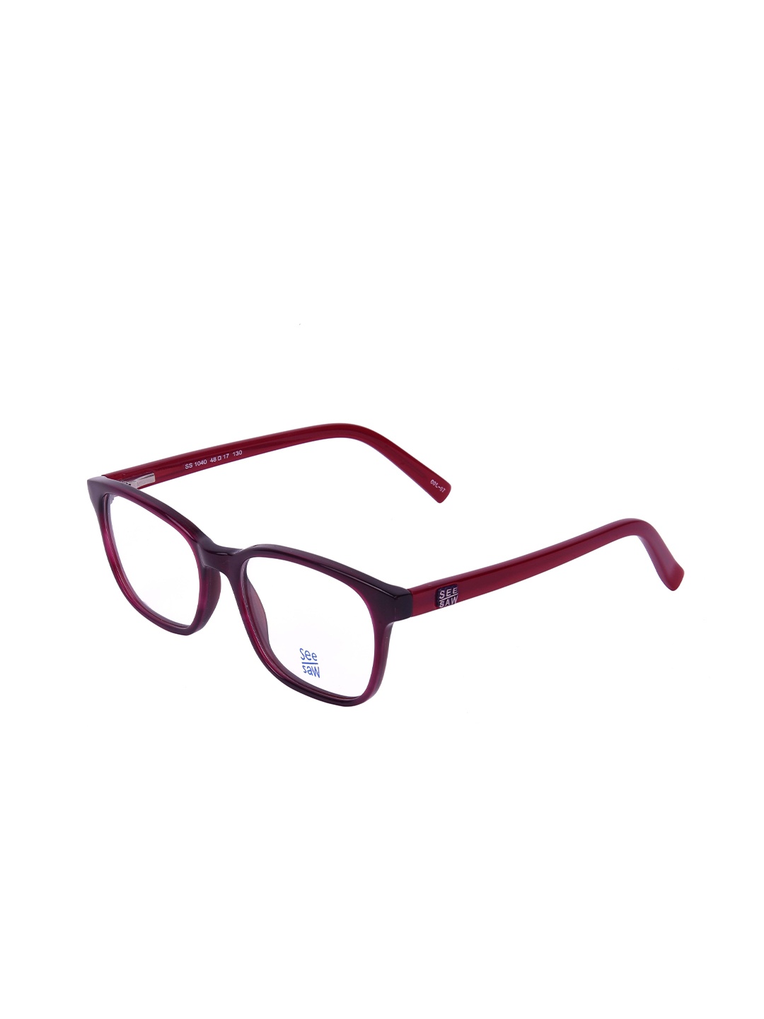 

SEESAW Kids Full Rim Rectangle Frames, Maroon