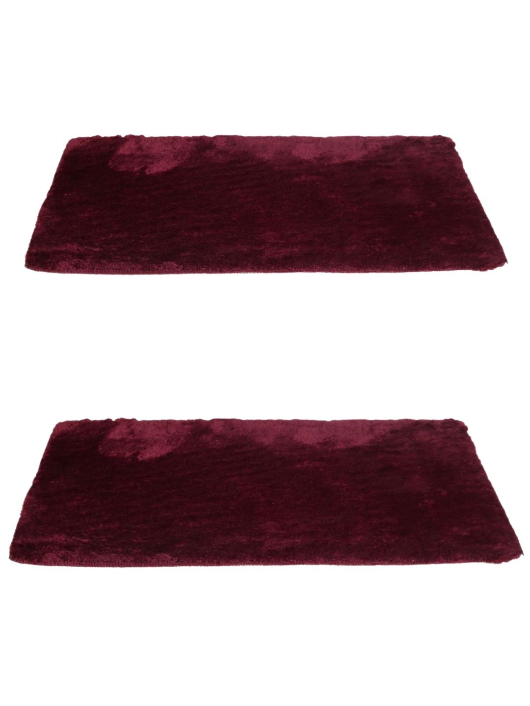 

Black gold Maroon 2 Pieces Self-Designed Microfiber Anti-Skid Doormat