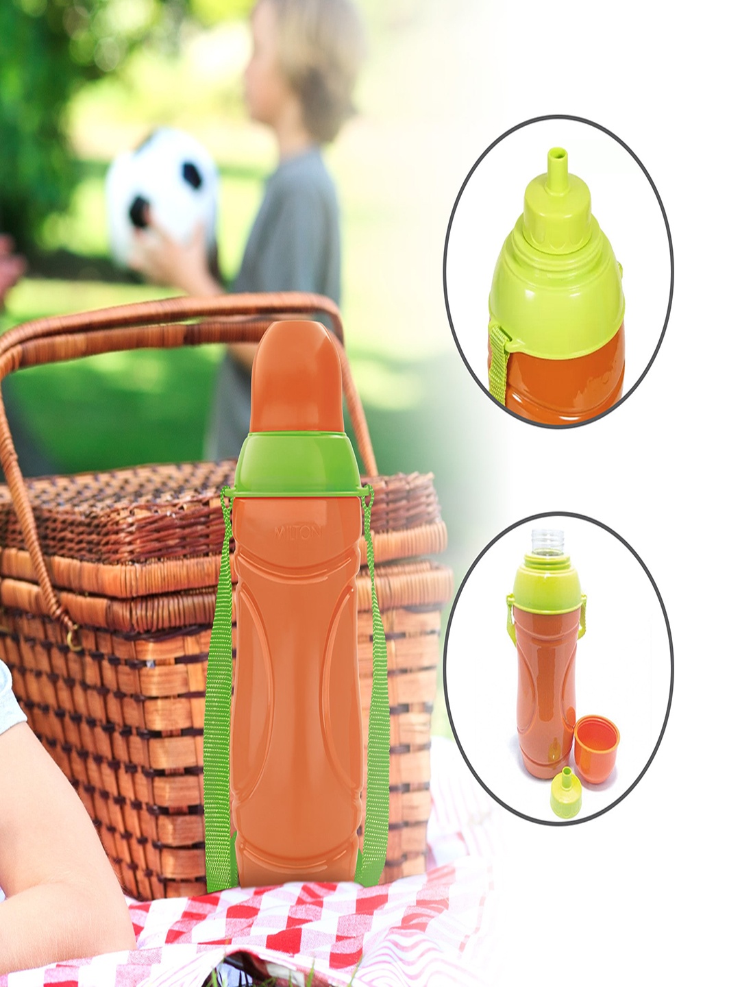 

Milton Kool Magic 900 Orange PU Insulated Kids Water Bottle 750 ml