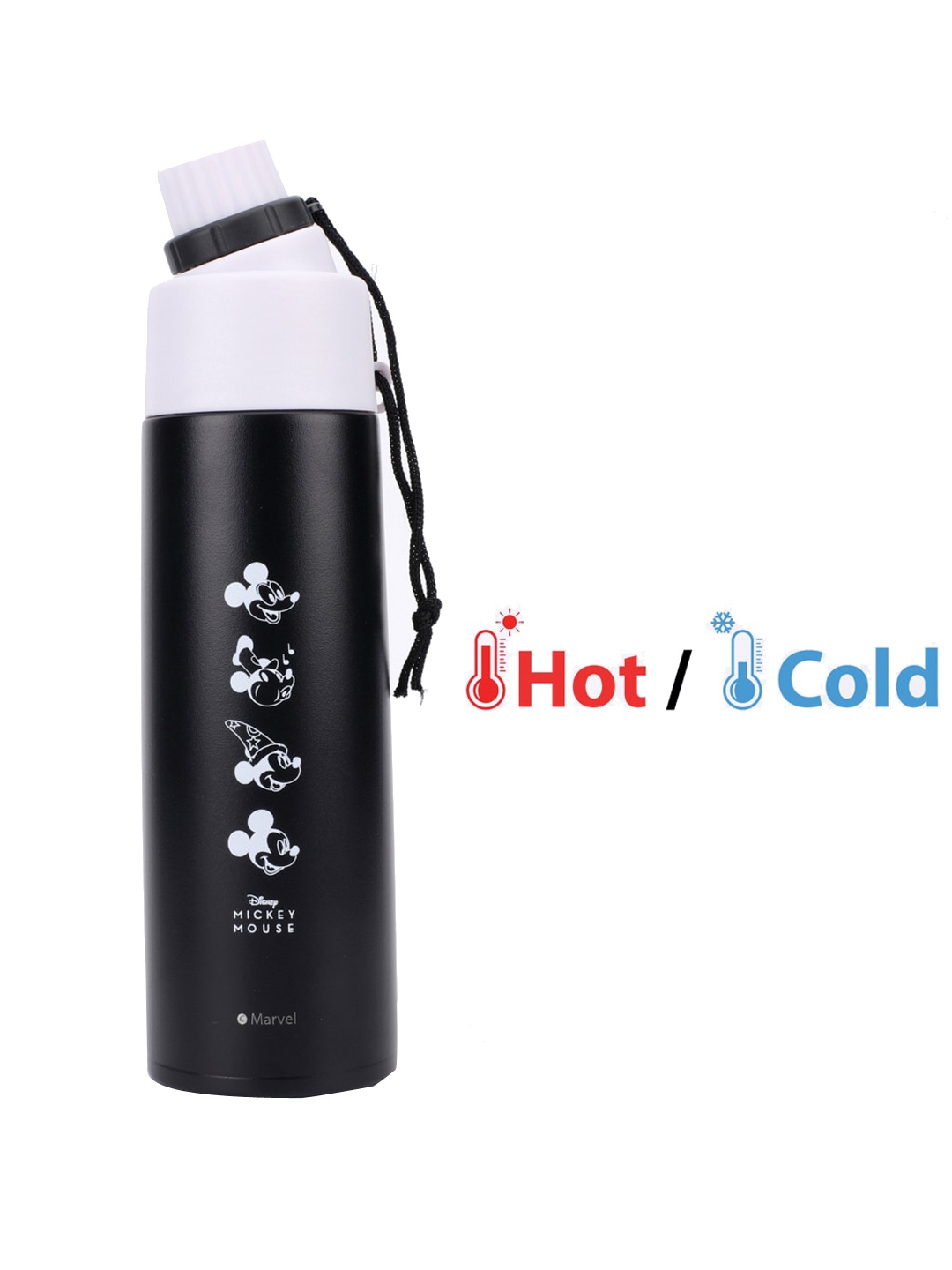 

Disney Kids Black & White Mickey Printed Double Wall Vacuum Flask - 500 ML