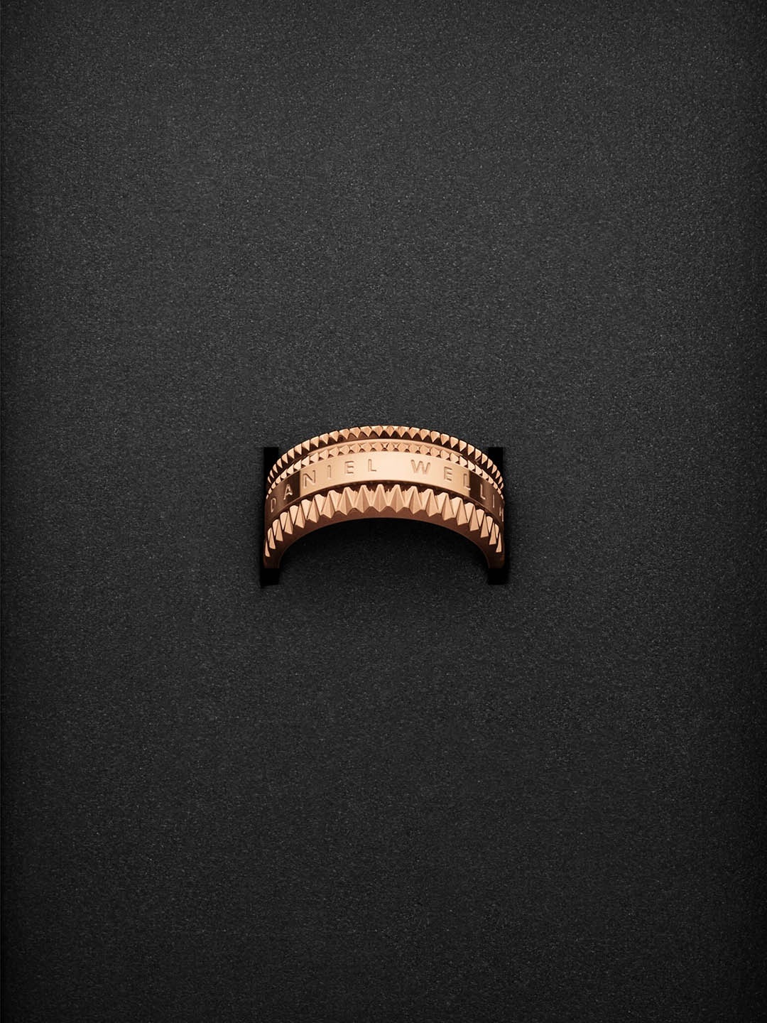 

Daniel Wellington Elevation Unisex Rose Gold-Plated Finger Ring