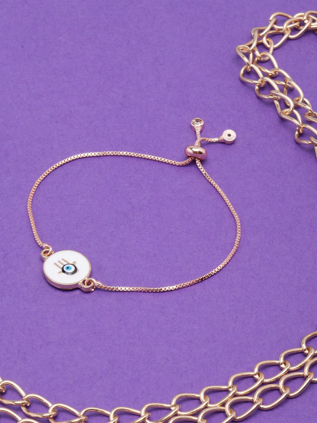 

Stylecast X KPOP Rose Gold Plated Charm Bracelet