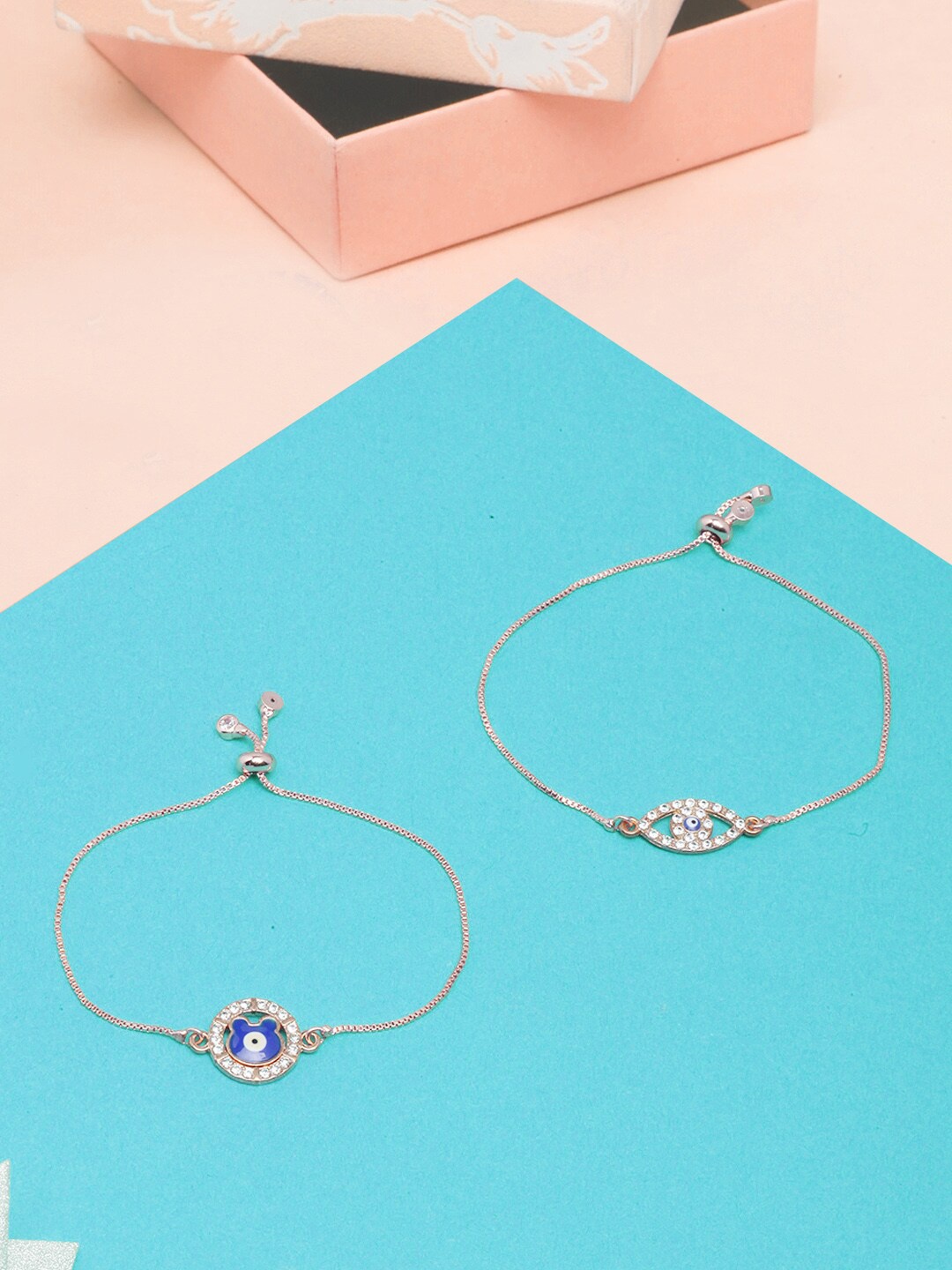 

Stylecast X KPOP Set of 2 Gold-Plated Charm Bracelet
