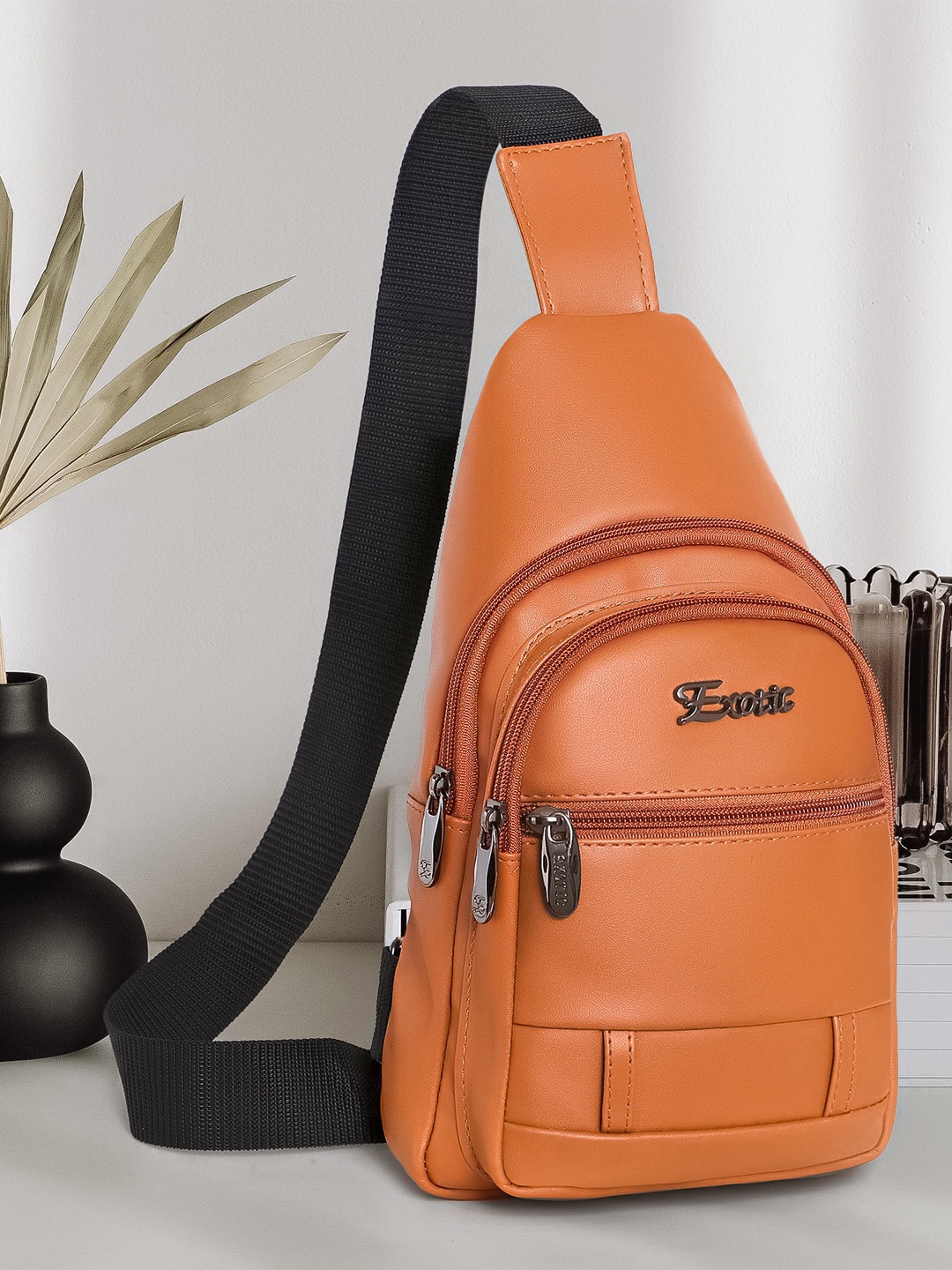 

Exotic Cross Body Backpack, Tan