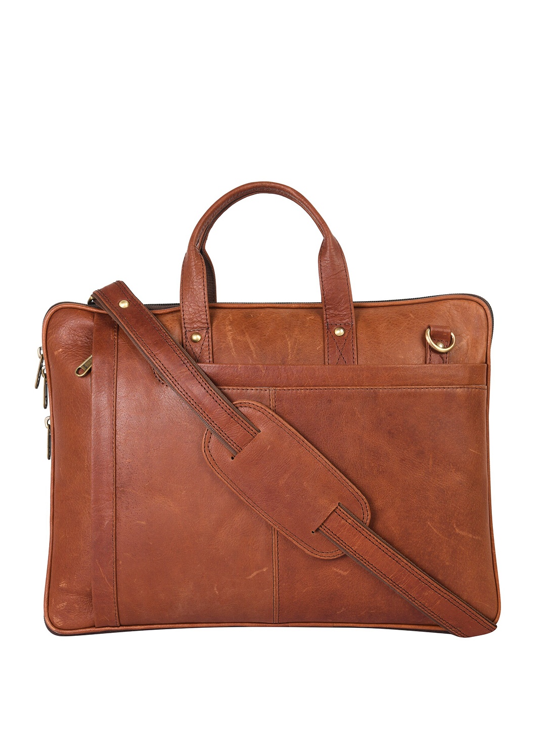 

ARDAN Unisex Leather Laptop Bag - 16 inch, Brown