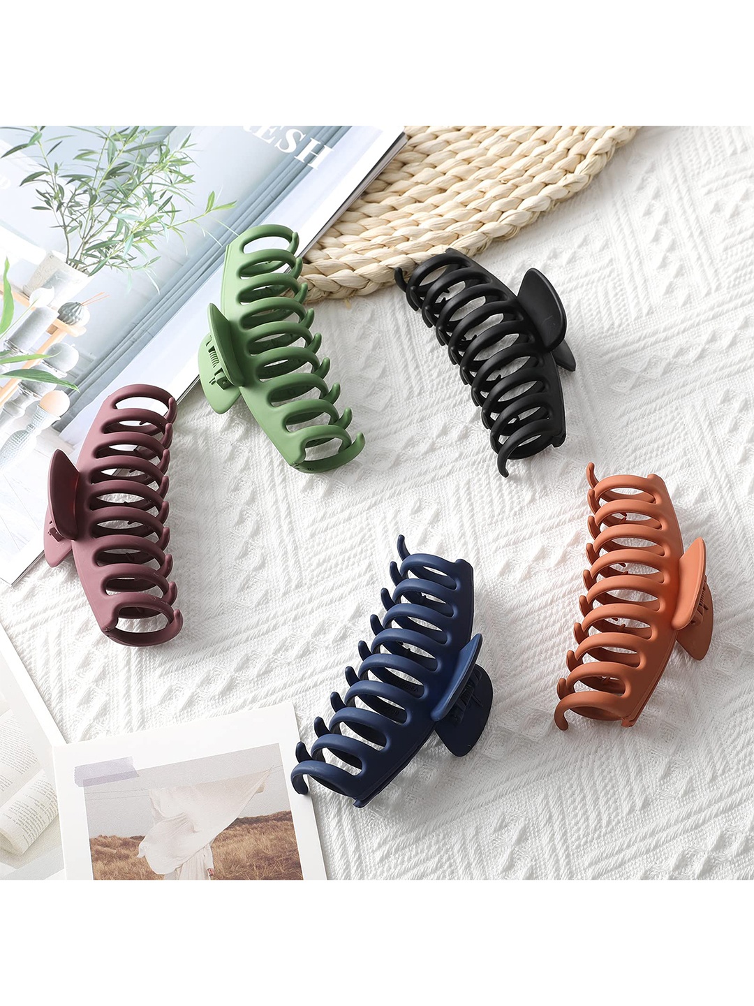 

FIMBUL Set of 5 Claw Clip, Green