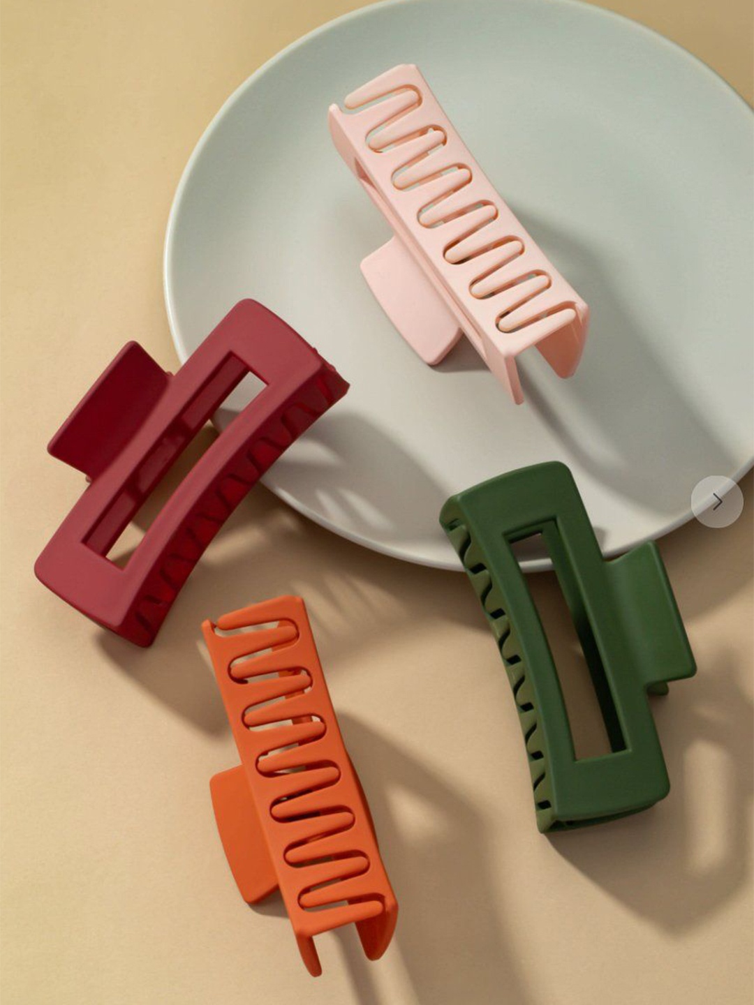 

FIMBUL Set of 4 Claw Clip, Maroon