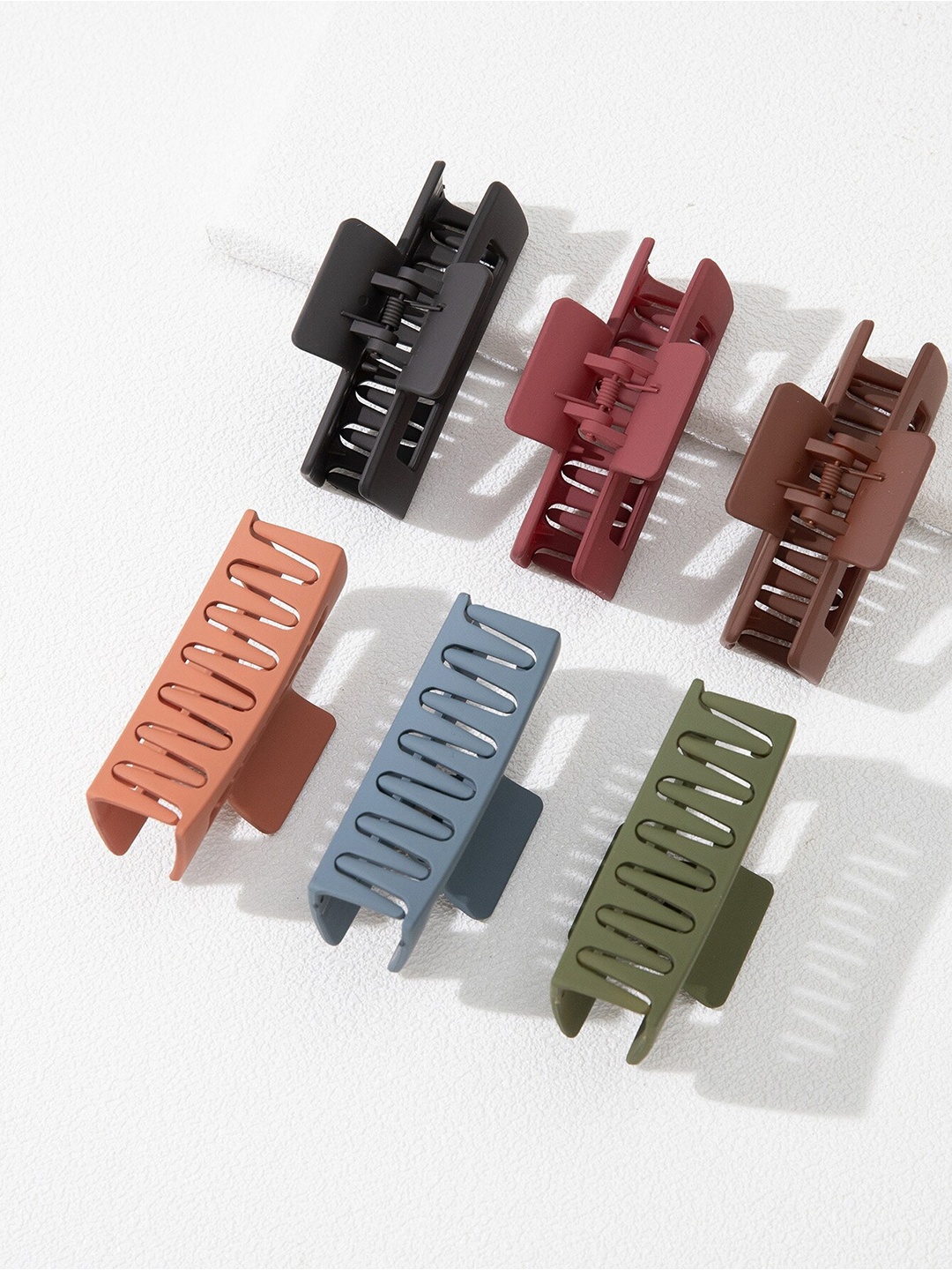 VAGHBHATT Set of 6 Claw Clip, Blue