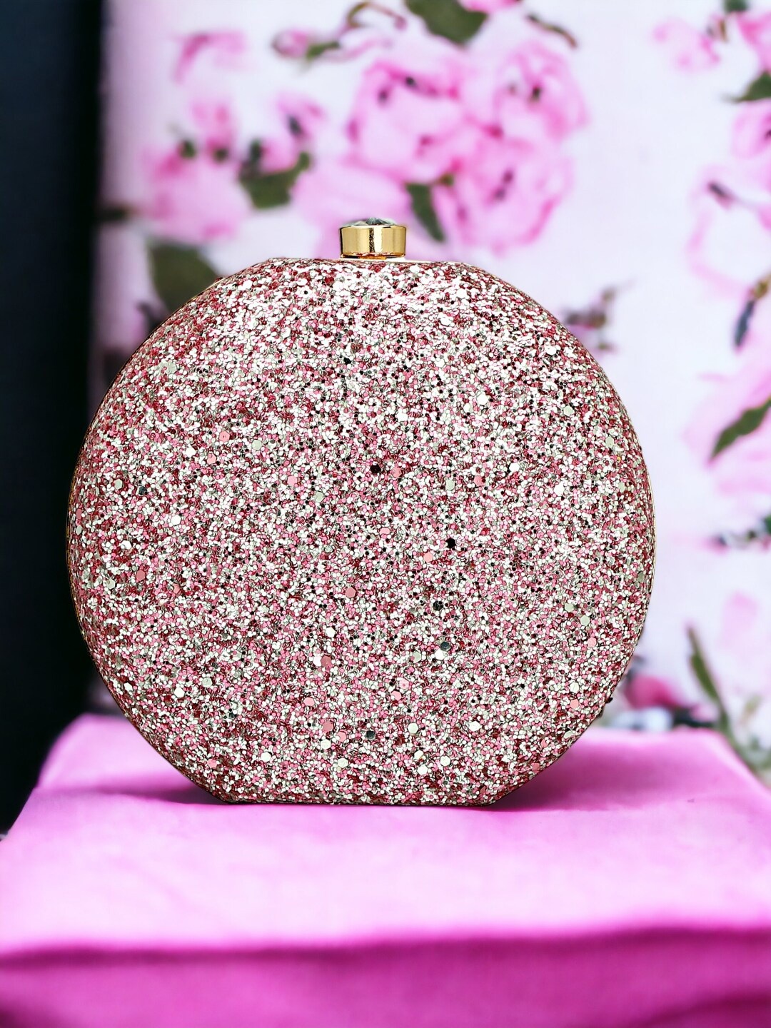 

Toobacraft Embellished Box Clutch, Purple