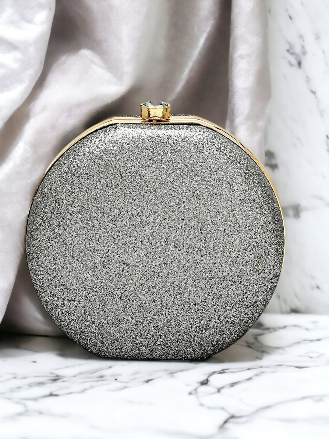 

Toobacraft Embellished Potli Clutch, Grey