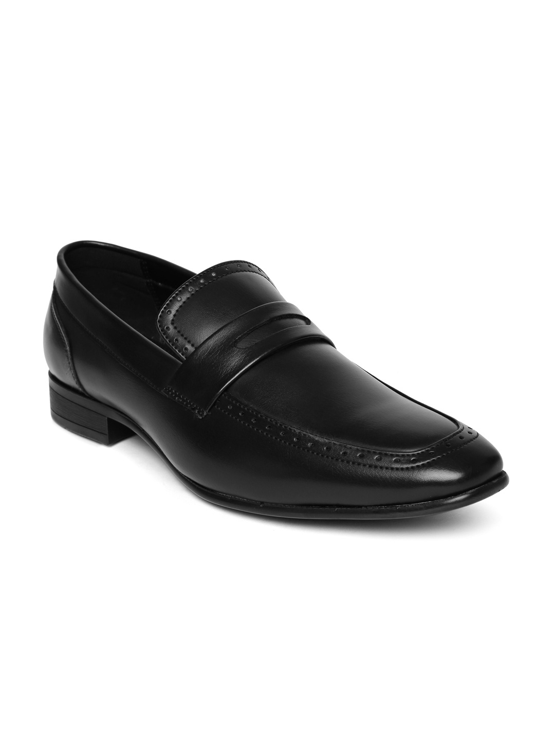 

San Frissco Men Black Slip-On Semiformal Shoes
