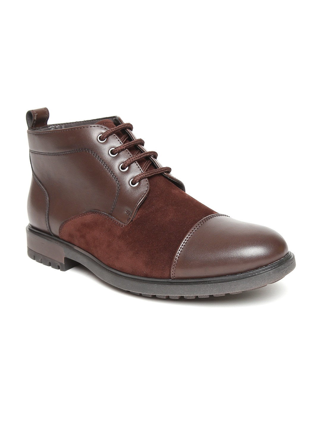 

San Frissco Men Brown Solid Derbys