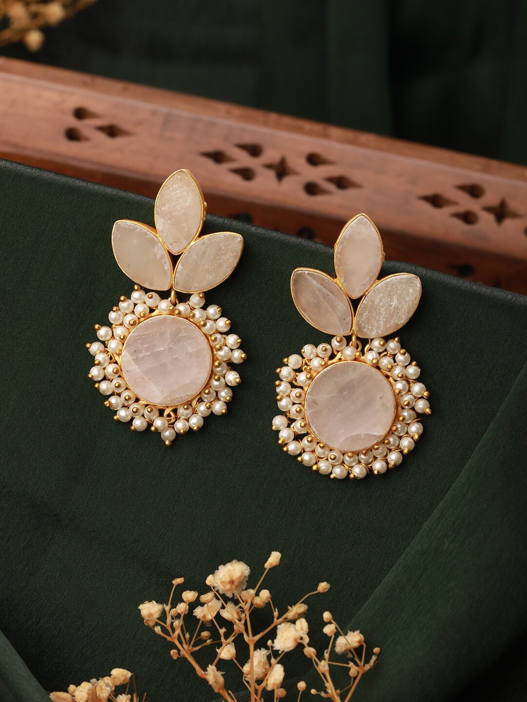 

Priyaasi Gold Plated Drop Earrings