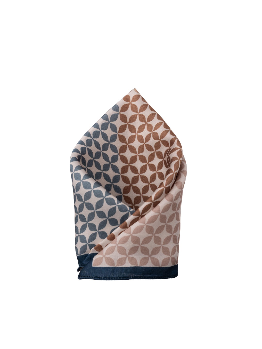 

The Tie Hub Printed Pocket Square, Blue