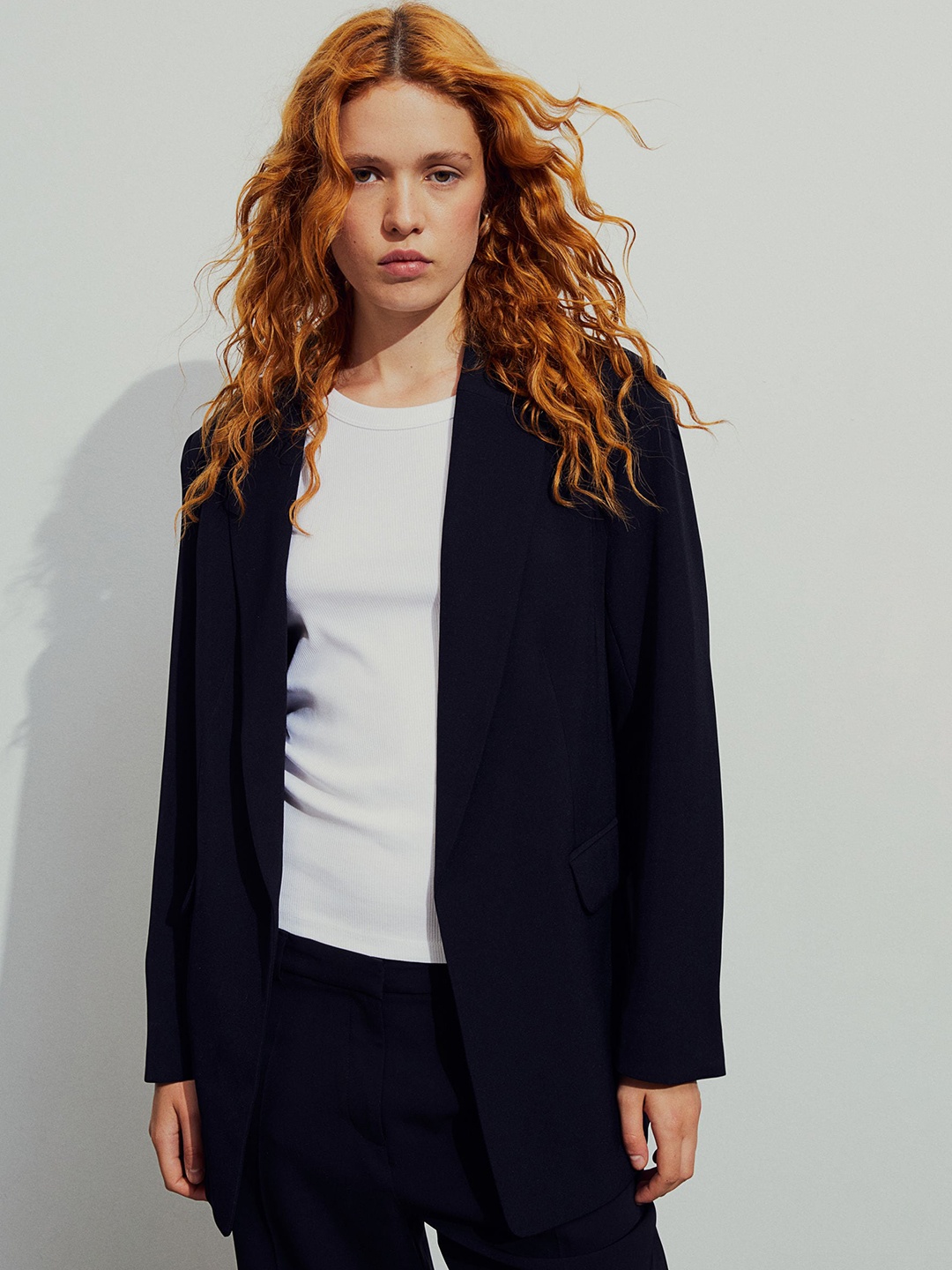 

H&M Oversized Blazer, Black