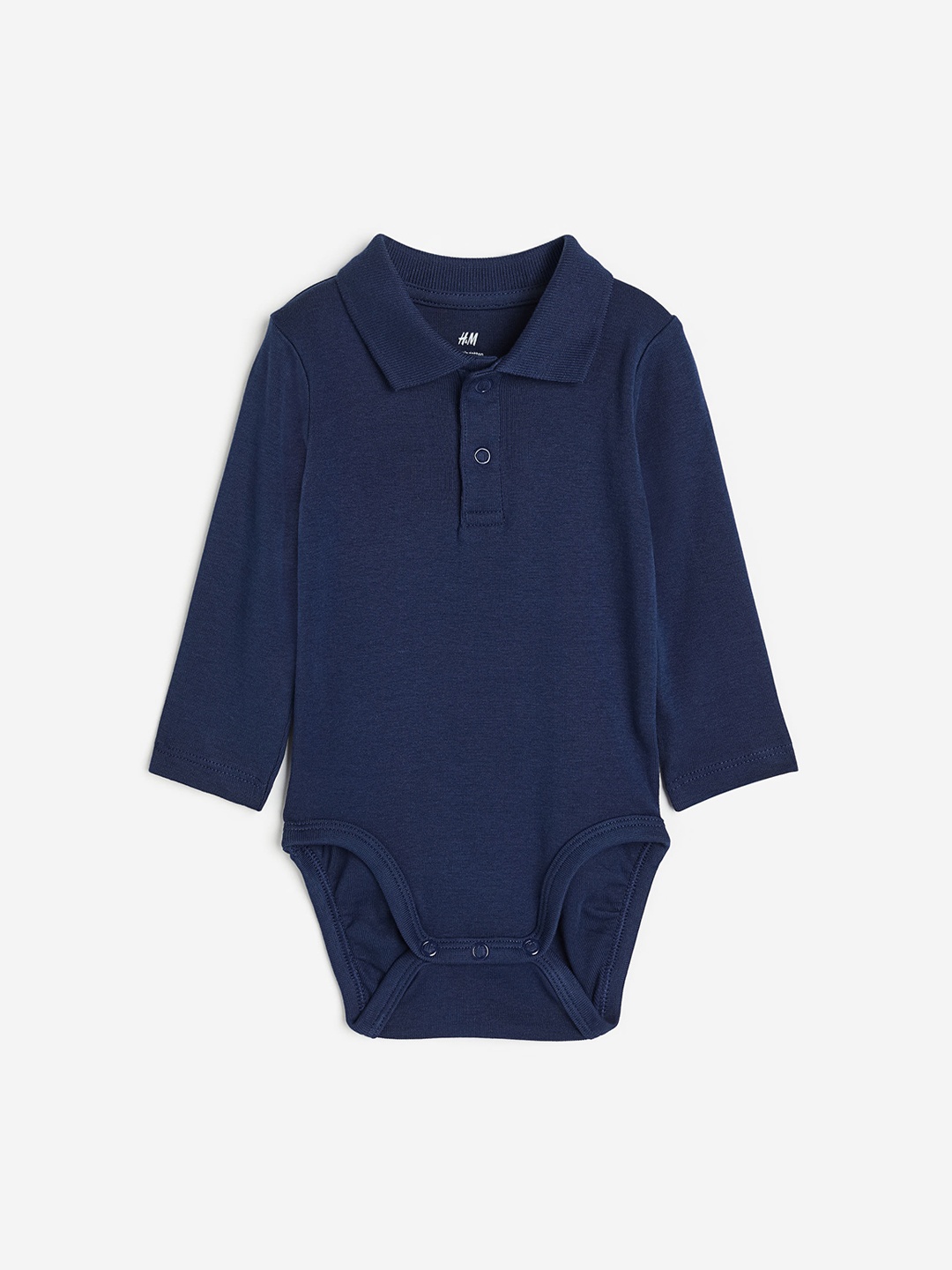 

H&M Kids Collared Bodysuit, Blue