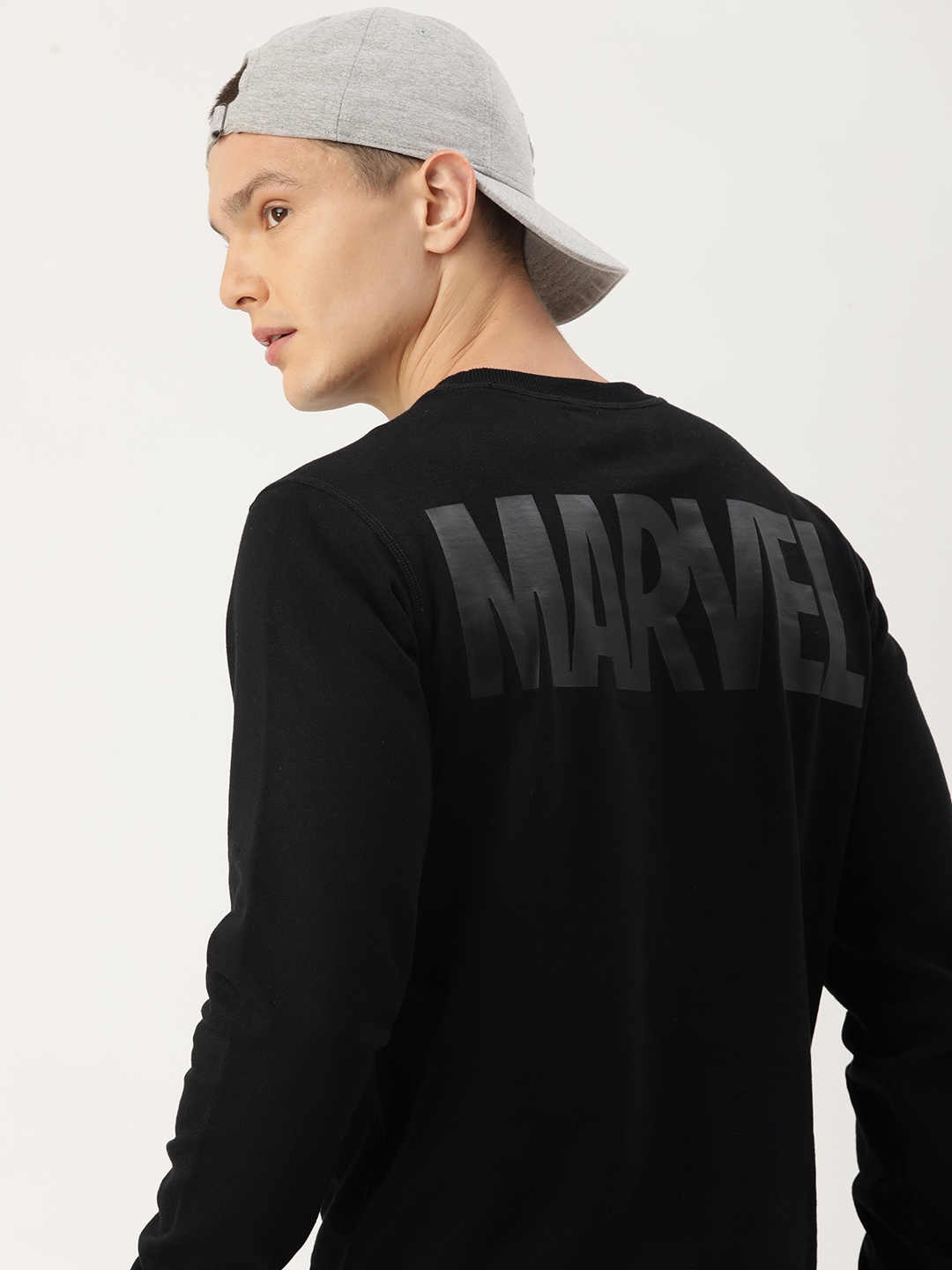 

Kook N Keech Men Marvel Printed Sweatshirt, Black