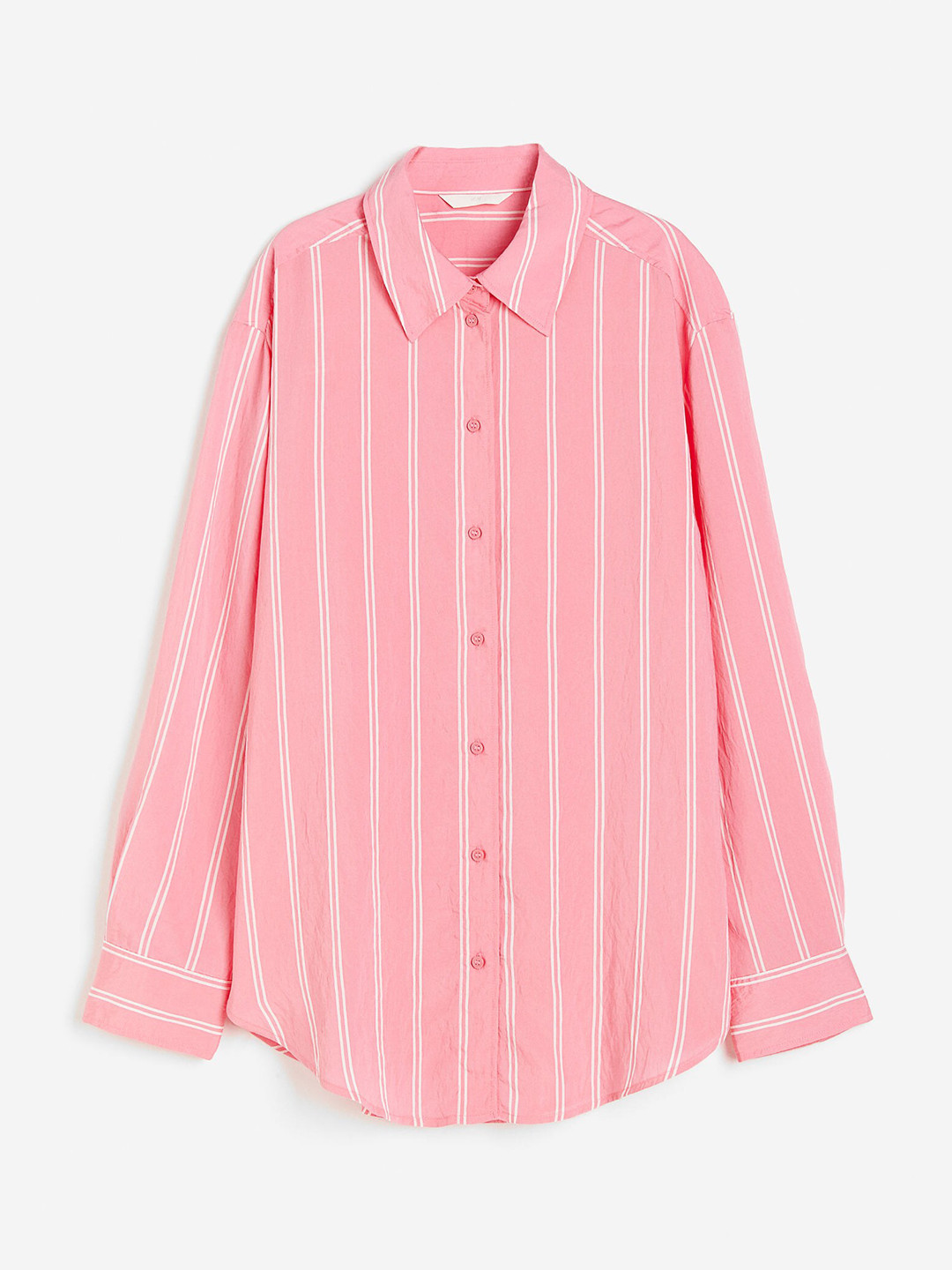 

H&M Women Crinkled Shirt, Pink