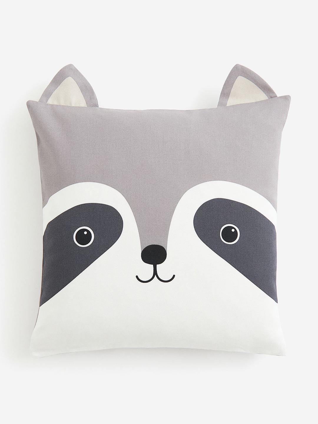 

H&M Grey & White Pure Cotton Cushion Cover
