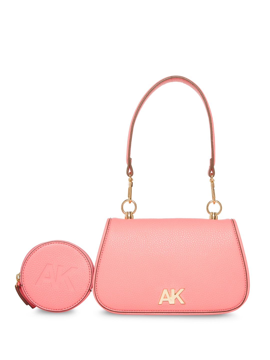 

ANNE KLEIN Structured Shoulder Bag, Pink