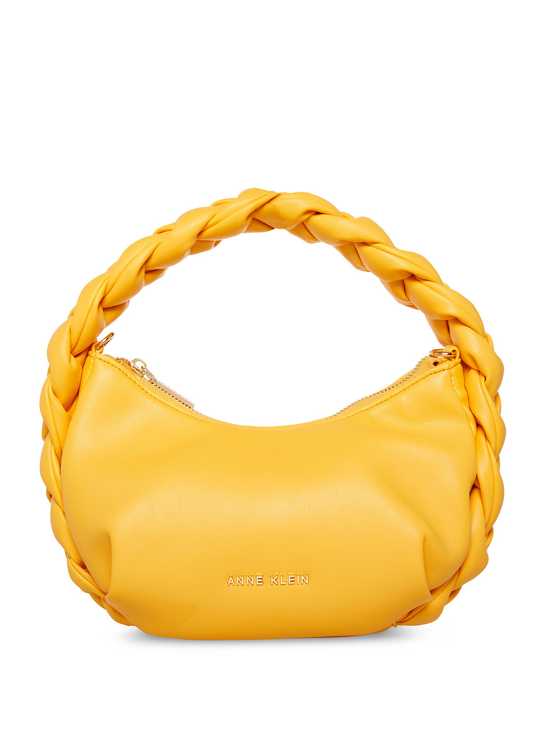 

ANNE KLEIN Structured Handheld Bag, Yellow