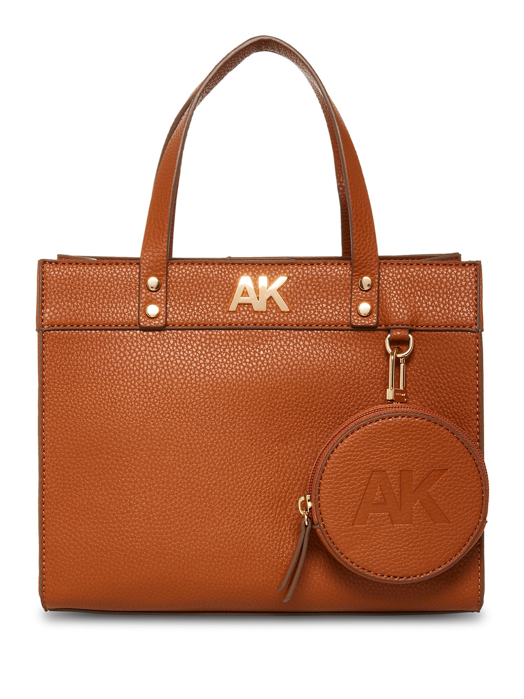 

ANNE KLEIN Structured Handheld Bag With Pouch, Brown