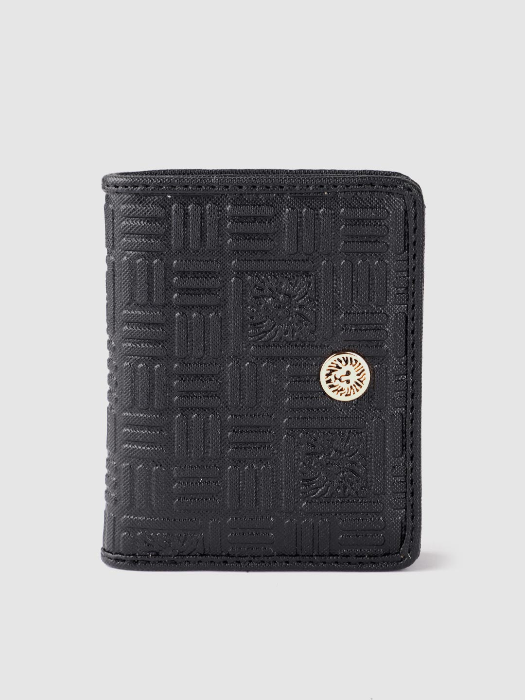 

ANNE KLEIN Women Textured Two Fold Wallet, Black