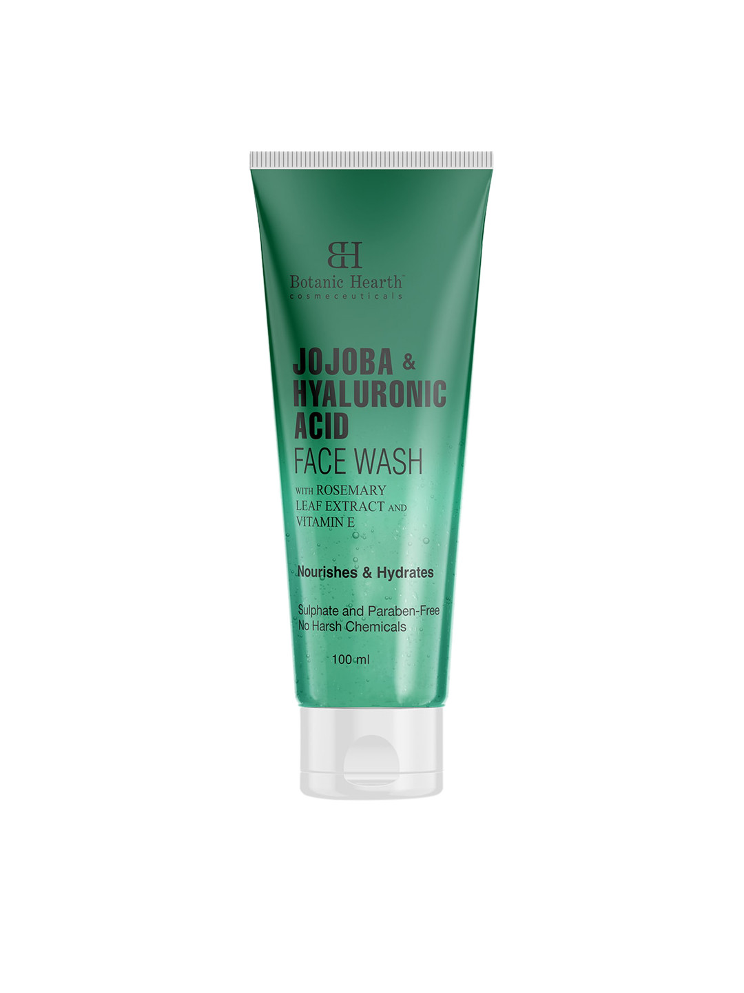 

Botanic Hearth Jojoba & Hyaluronic Acid Face Wash With Rosemery Leaf Extract - 100ml, Blue