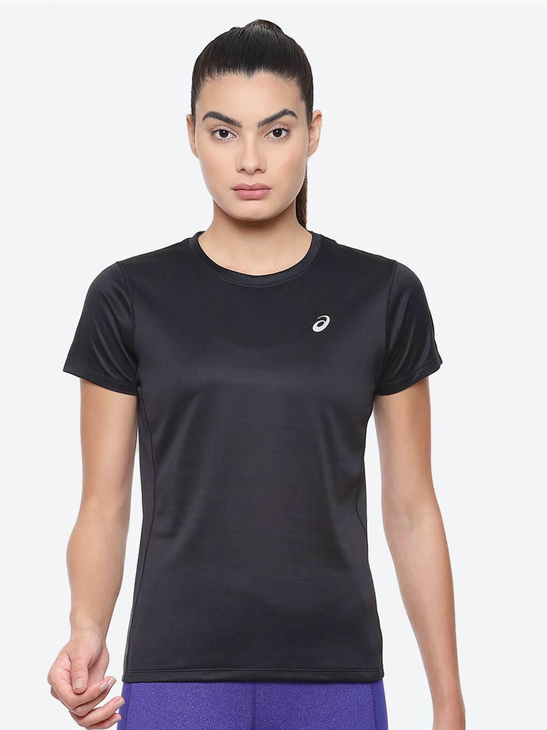 

ASICS Round Neck T-Shirt, Black