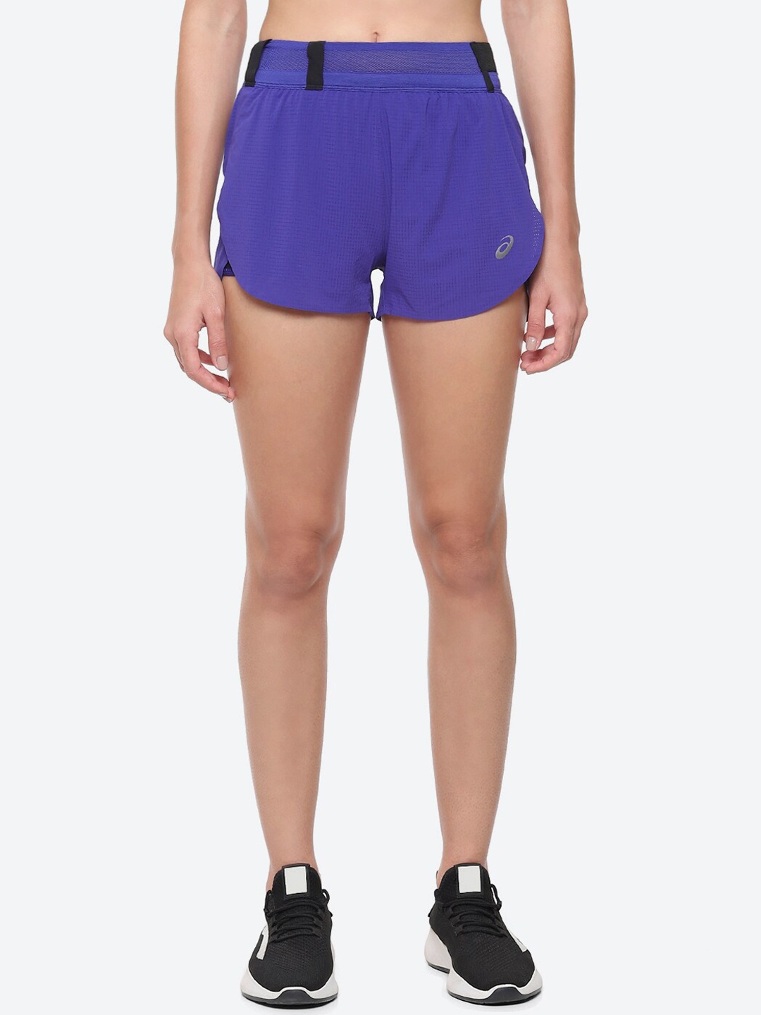 

ASICS Women Metarun Split Mid Rise Shorts, Purple