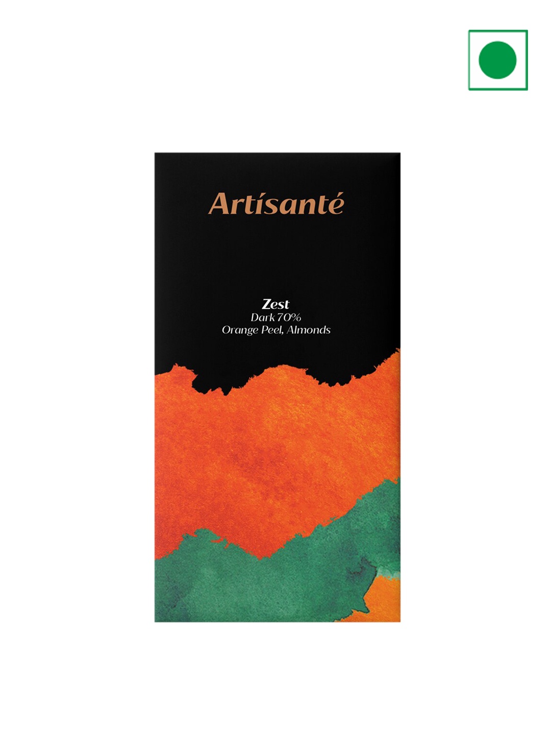 

Artisante Zest Dark Chocolate 80 g, Brown
